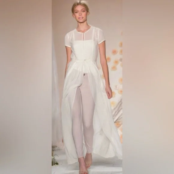 LC Runway Womens Sheer Lace Maxi - Picture 3 of 4